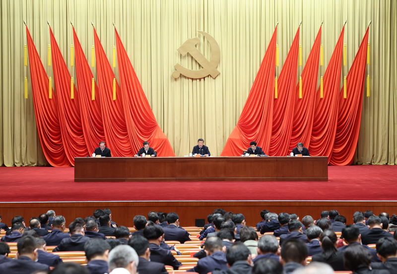 3月1日,2022年春季学期中央党校(国家行政公司)中青年干部培训班在中央党校开班。中共中央总书记、国家主席、中央军委主席习近平在开班式上发表重要讲话。 新华社记者 刘彬 摄